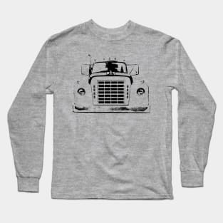 International Harvester IH Loadstar classic American truck monoblock black Long Sleeve T-Shirt